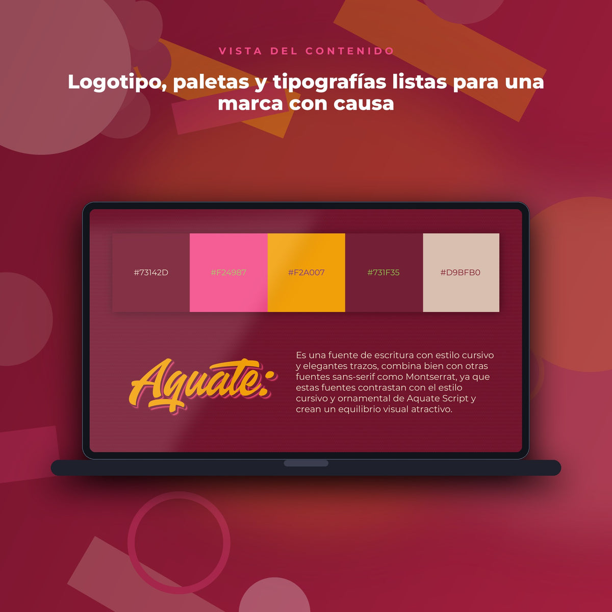 Vista del contenido de Huellitas a Casa · Kit de Identidad de Marca para Adopciones en mockup