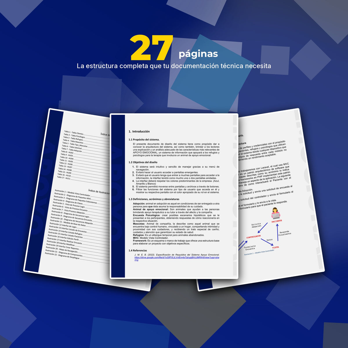 27 páginas de Plantilla de Documento de Diseño de Sistema · 27 Páginas