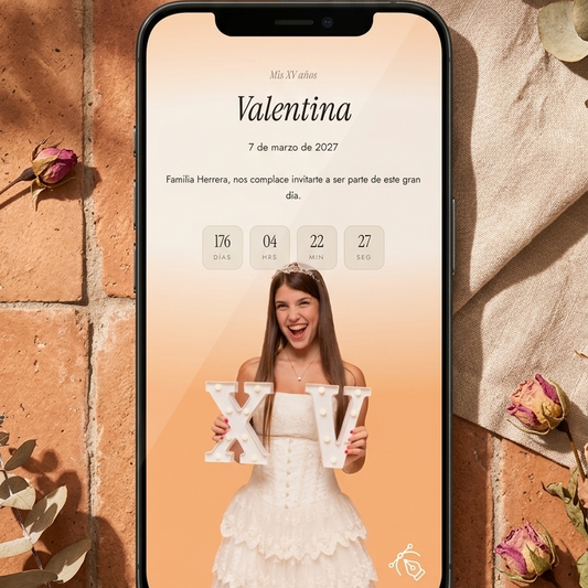 Invitación Digital Mis XV Años